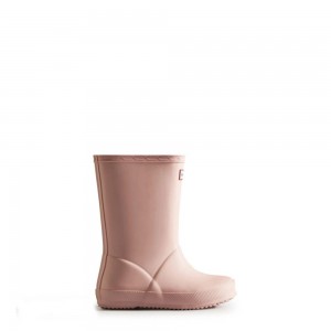 Hunter Kids Classic Rain Boots Pink | 2840563-FO