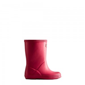 Hunter Kids Classic Rain Boots Pink | 6741280-HL