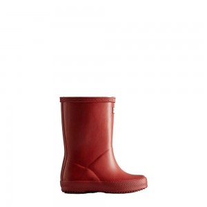 Hunter Kids Classic Rain Boots Red | 8921476-DK