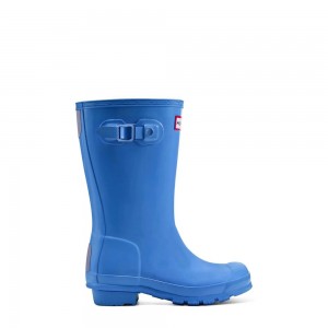 Hunter Kids Original Tonal Rain Boots Blue | 2978640-IS