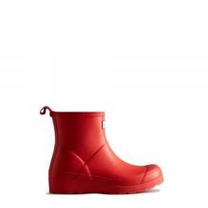 Hunter Women's PLAY™ Wellies Short Rain Boots Red | 4958306-MB