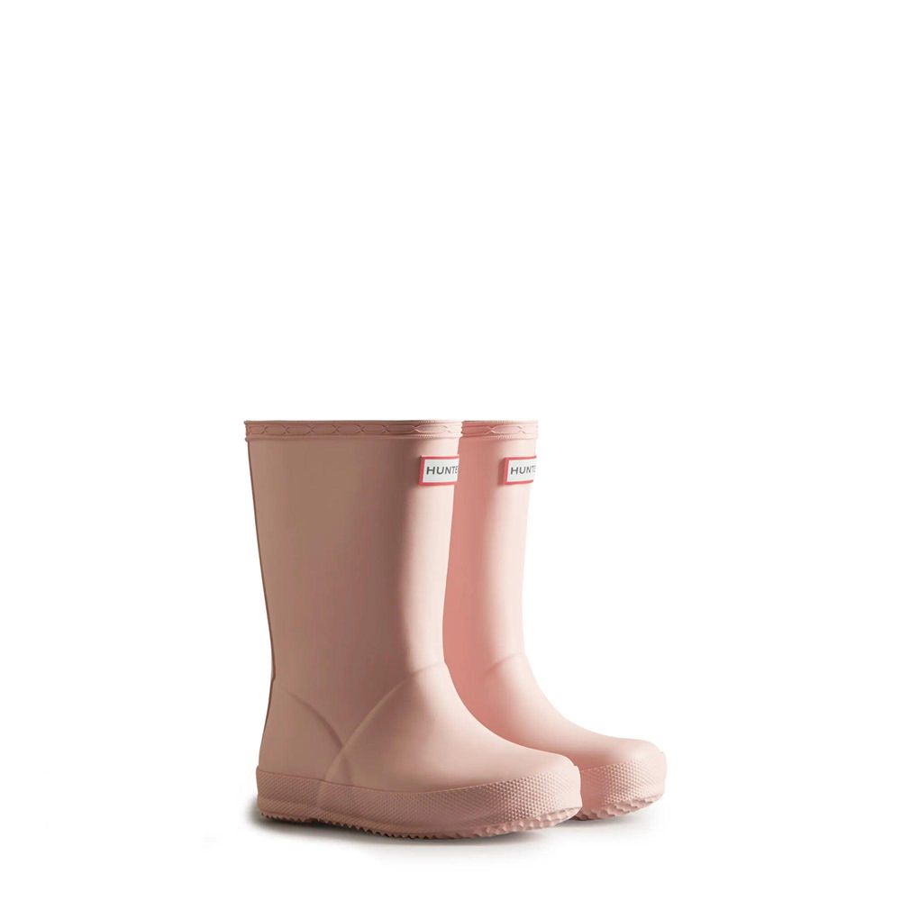 Hunter Kids Classic Rain Boots Pink | 2840563-FO