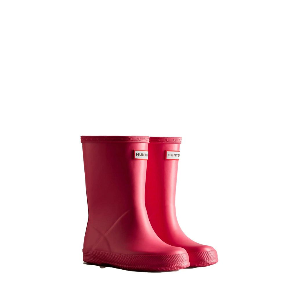 Hunter Kids Classic Rain Boots Pink | 6741280-HL