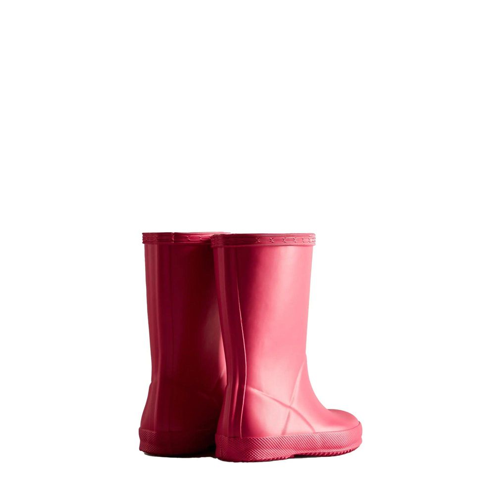 Hunter Kids Classic Rain Boots Pink | 6741280-HL