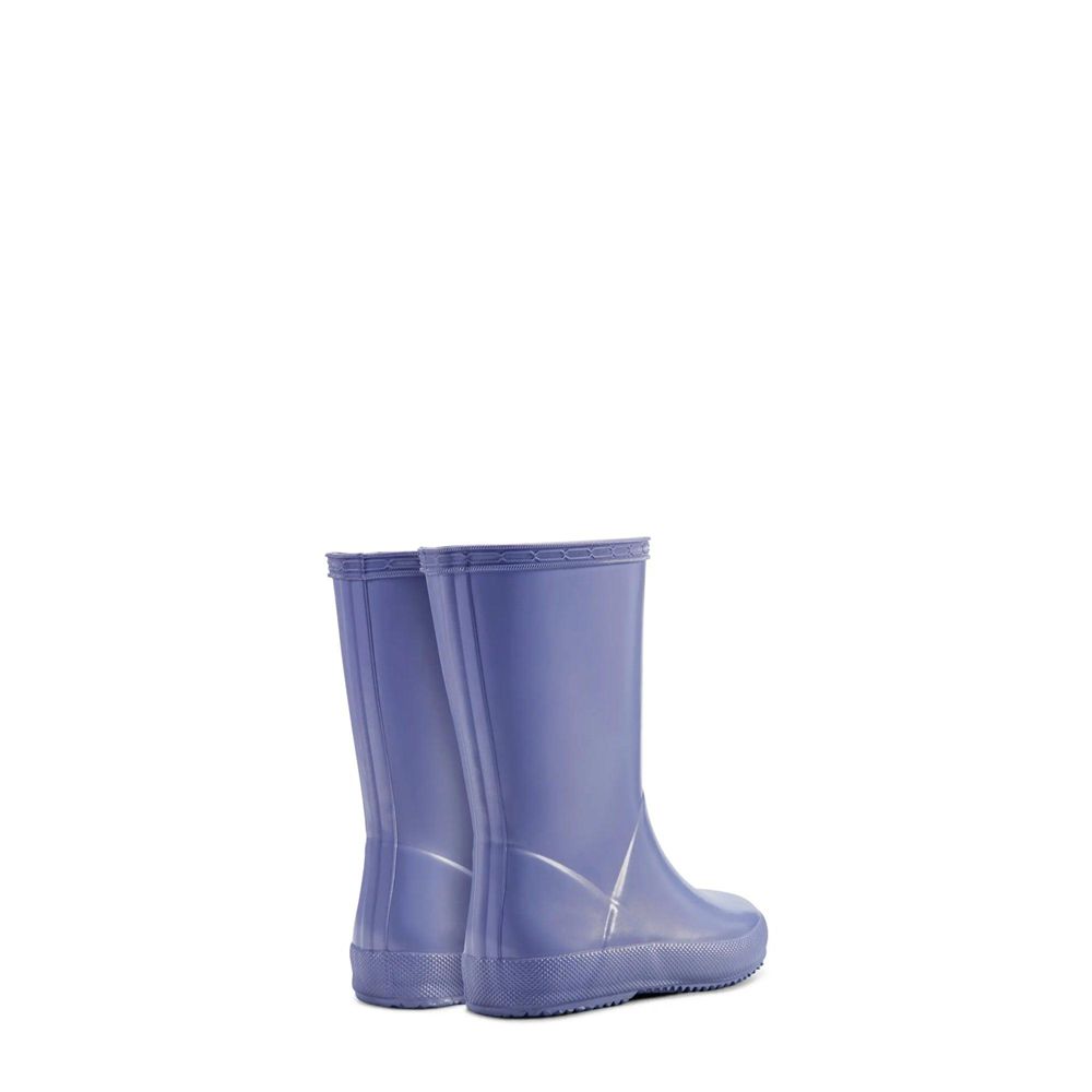 Hunter Kids Nebula Rain Boots Blue | 2906357-SL