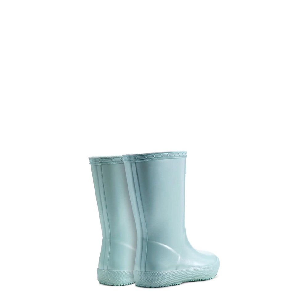 Hunter Kids Nebula Rain Boots Green | 1259086-XC