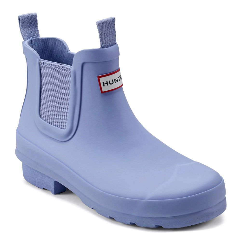 Hunter Kids Original Chelsea Rain Boots Blue | 1709526-WJ