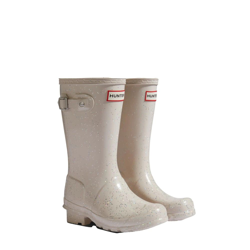 Hunter Kids Original Giant Glitter Rain Boots White | 8763140-MJ