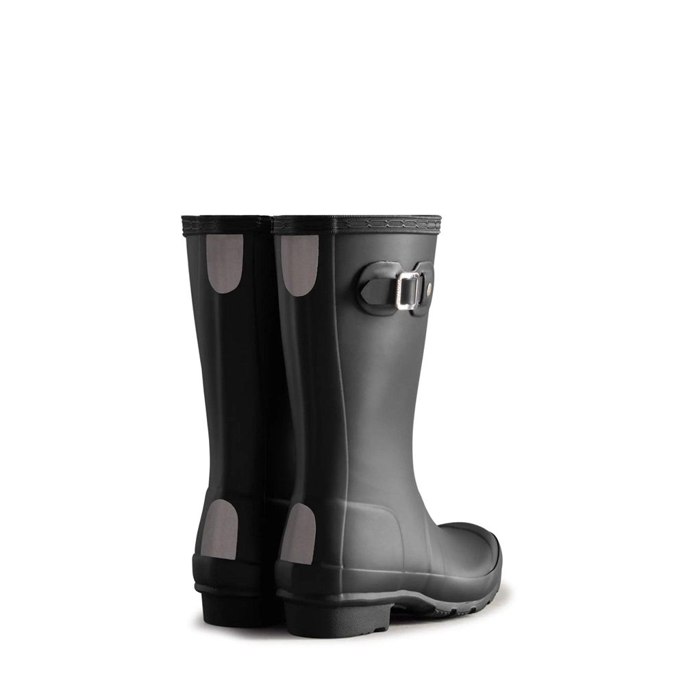 Hunter Kids Original Rain Boots Black | 8034267-LU