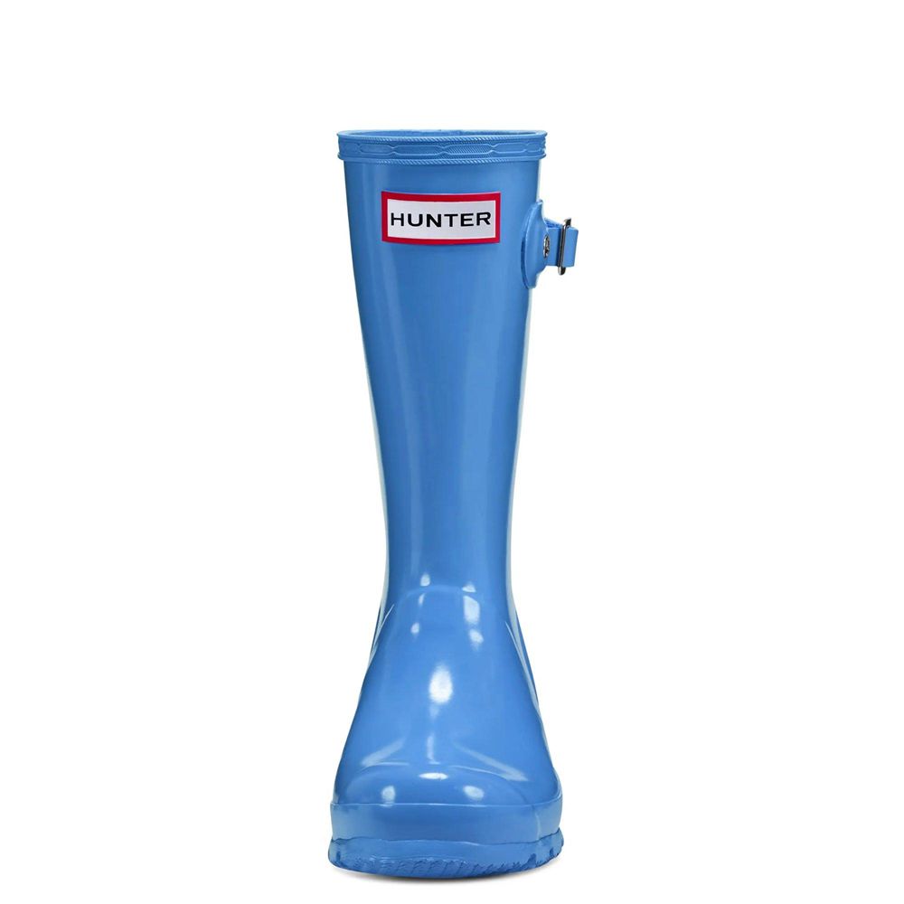 Hunter Kids Original Tonal Rain Boots Blue | 2978640-IS