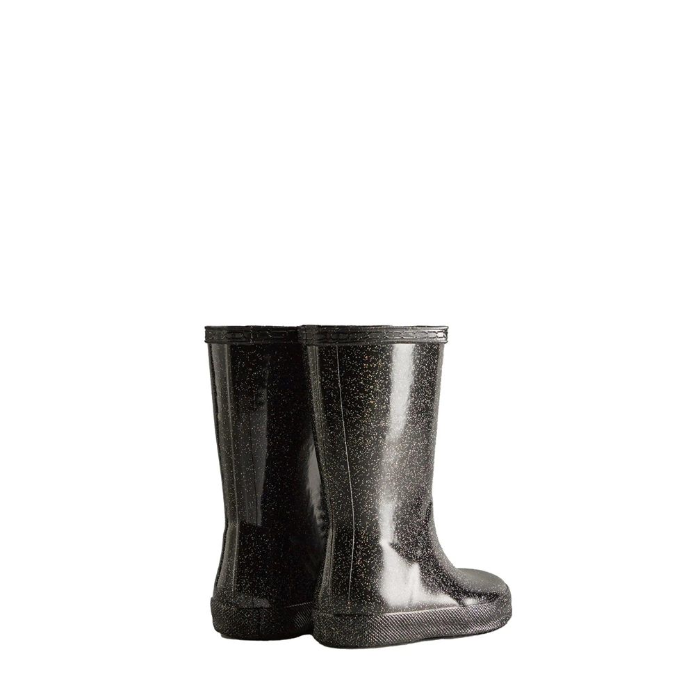 Hunter Kids Starcloud Rain Boots Black | 5941768-OC