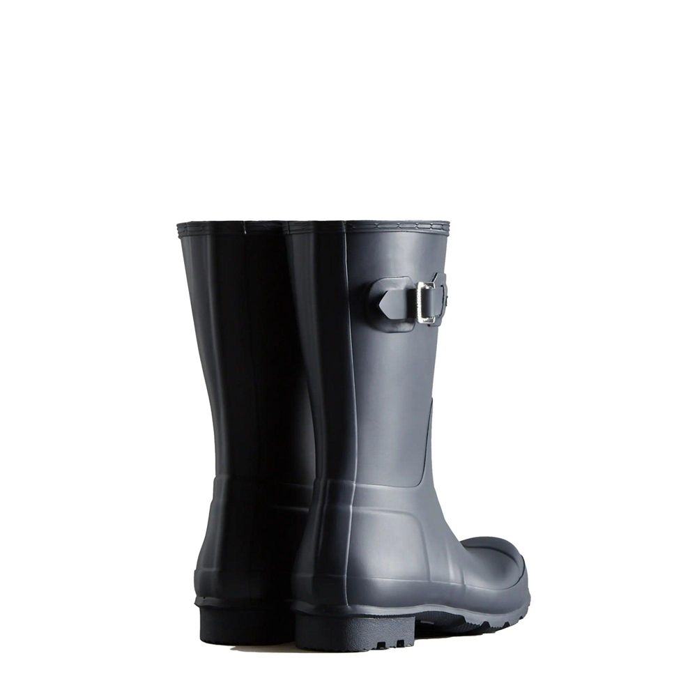 Hunter Men's Original Short Rain Boots Navy | 4230716-JX