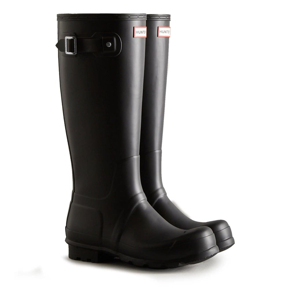 Hunter Men's Original Tall Rain Boots Black | 1374652-IK