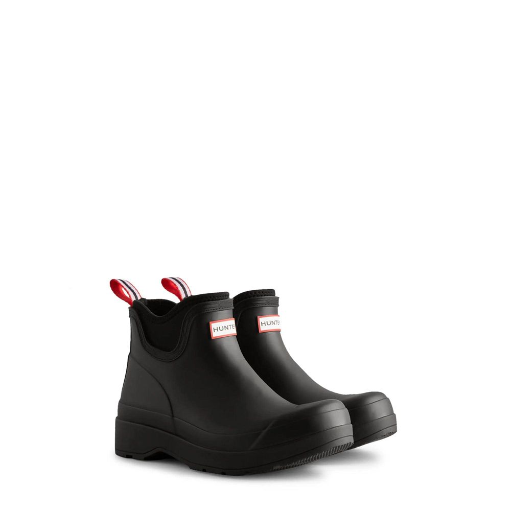 Hunter Men's PLAY™ Neoprene Rain Boots Black | 2543176-DS