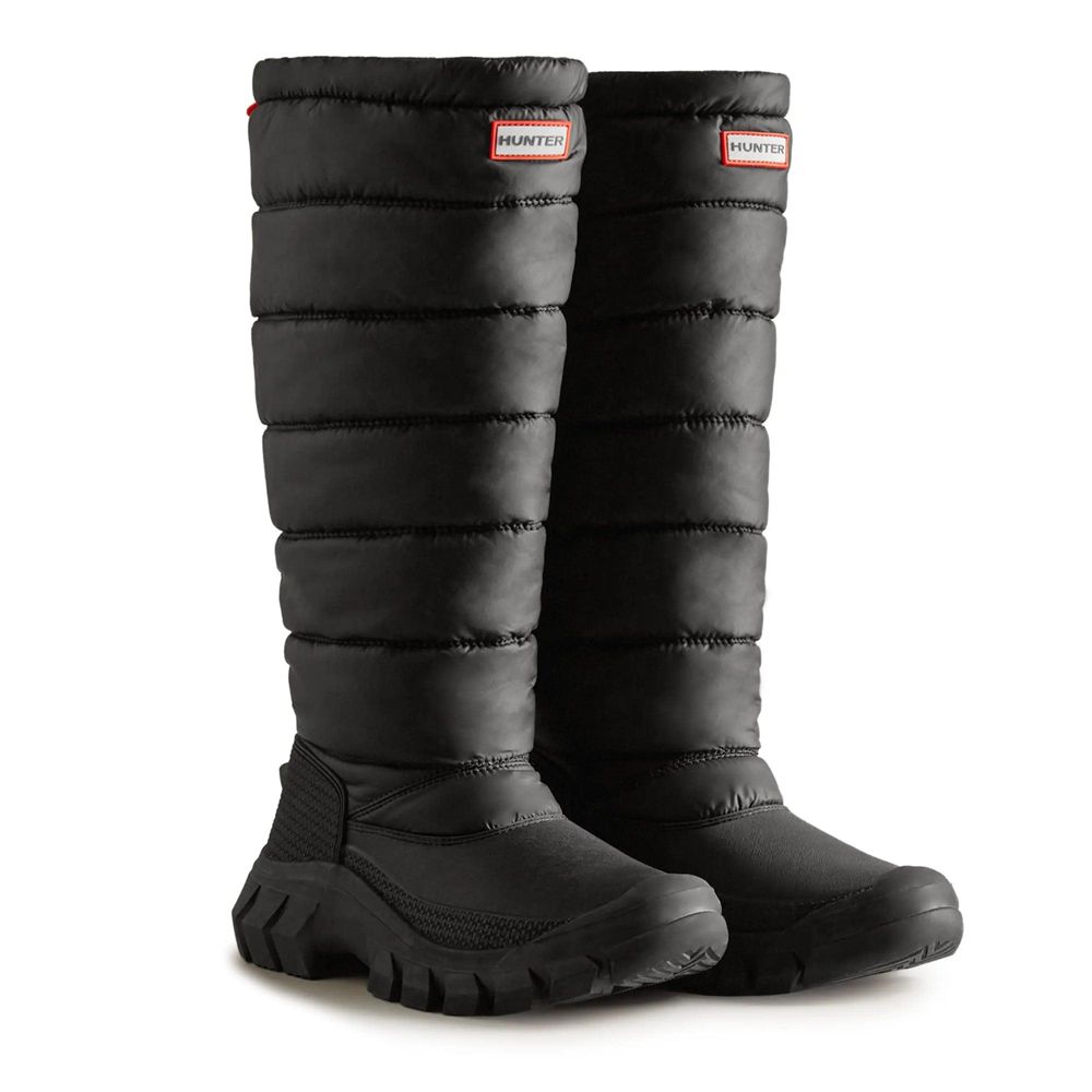 Hunter Women's Intrepid Insulated Tall Snow Boots Black | 4983752-QD