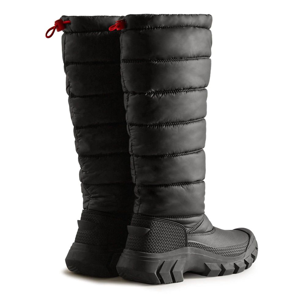 Hunter Women's Intrepid Insulated Tall Snow Boots Black | 4983752-QD