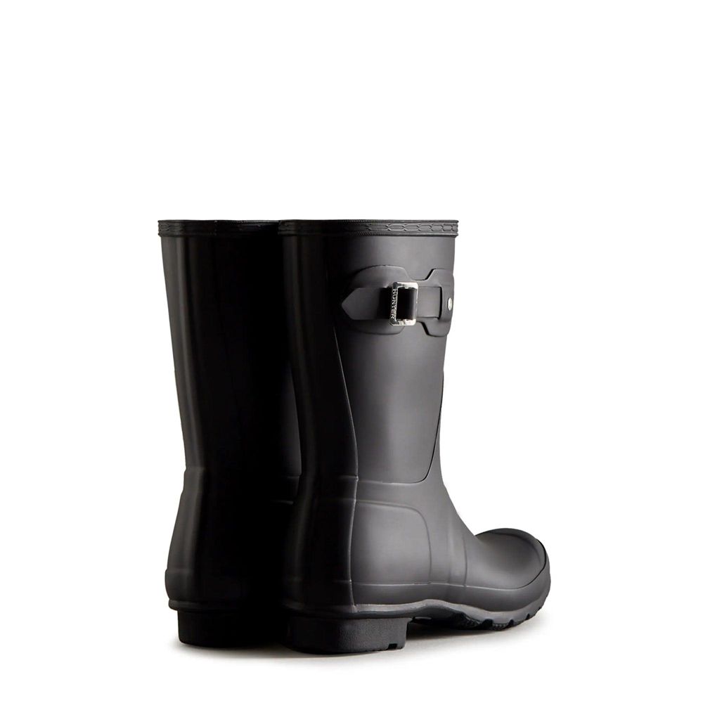 Hunter Women's Original Wellies Short Rain Boots Black | 9470126-FN