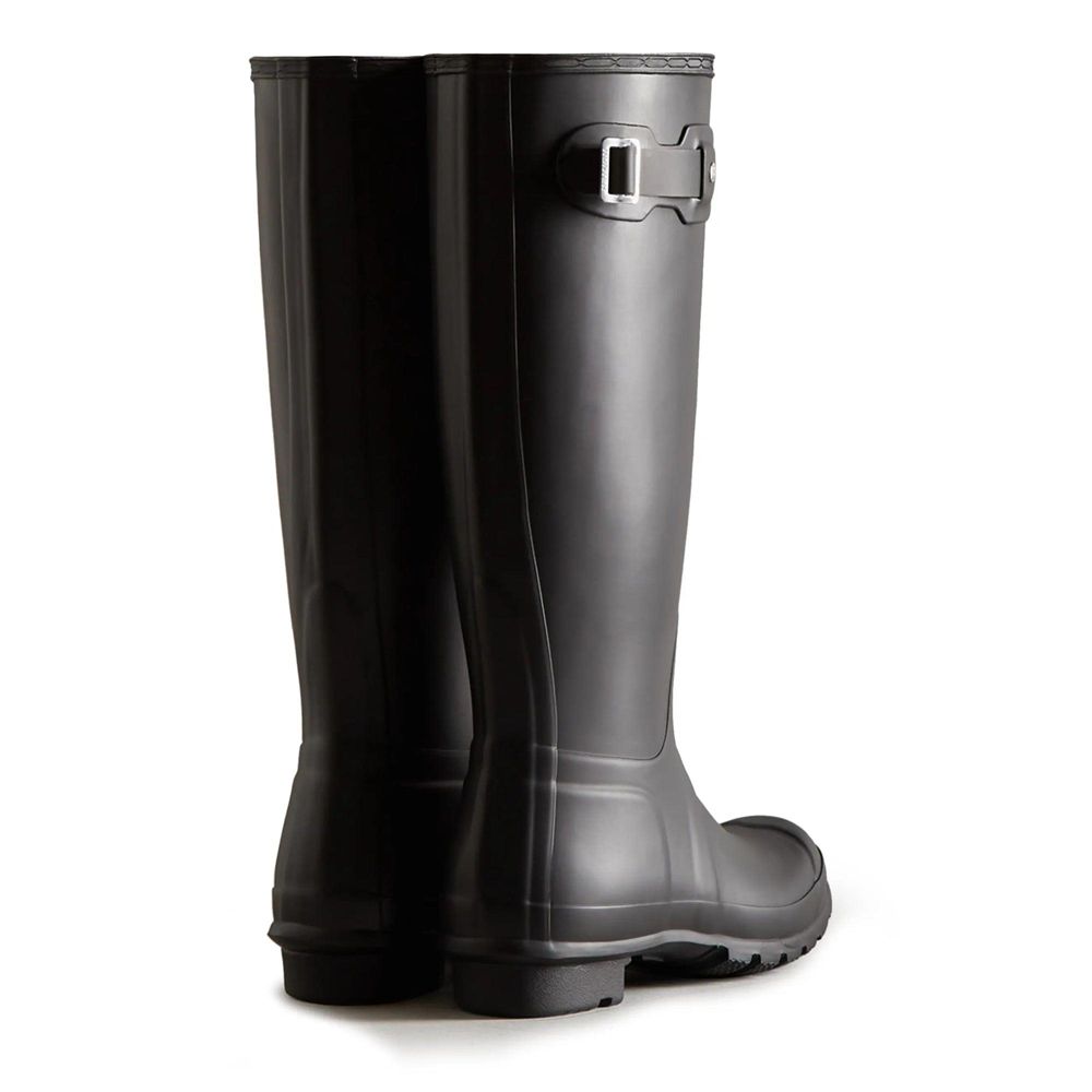 Hunter Women's Original Wellies Tall Rain Boots Black | 9074163-EQ