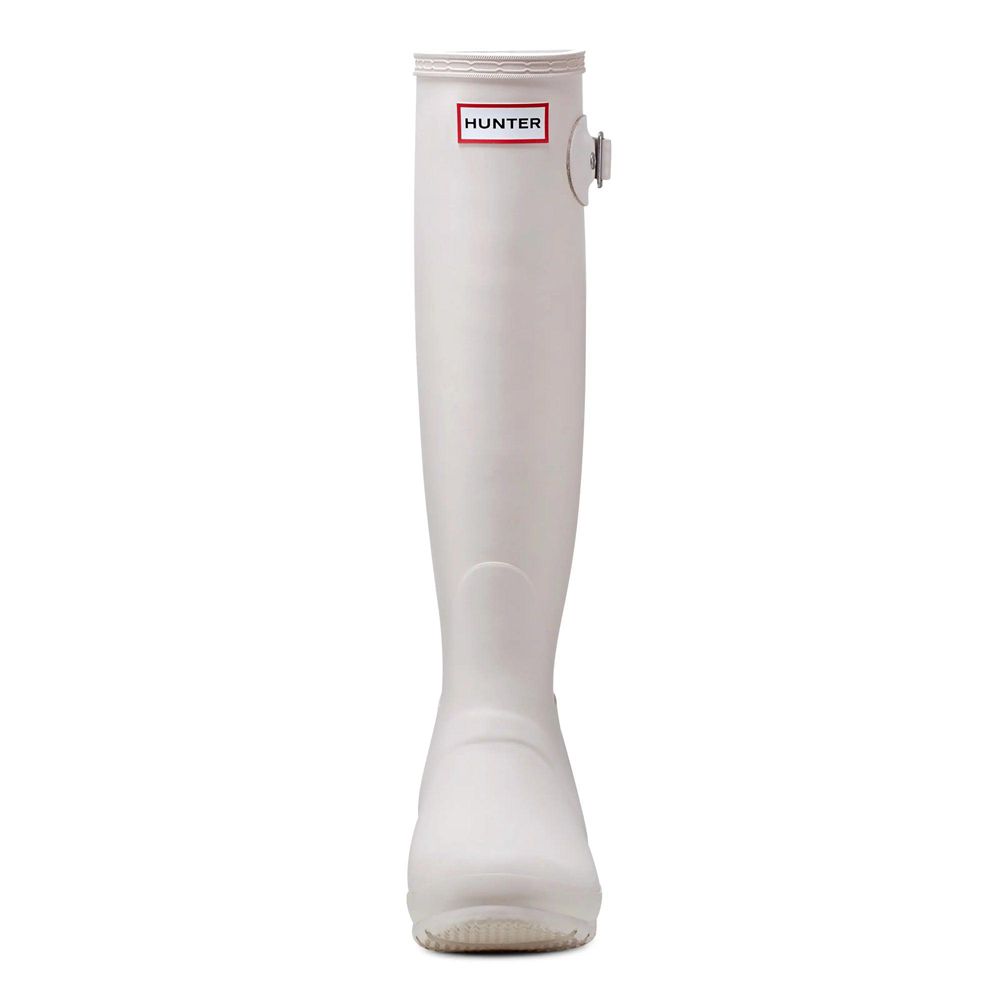 Hunter Women's Original Wellies Tall Rain Boots White | 0415786-QL