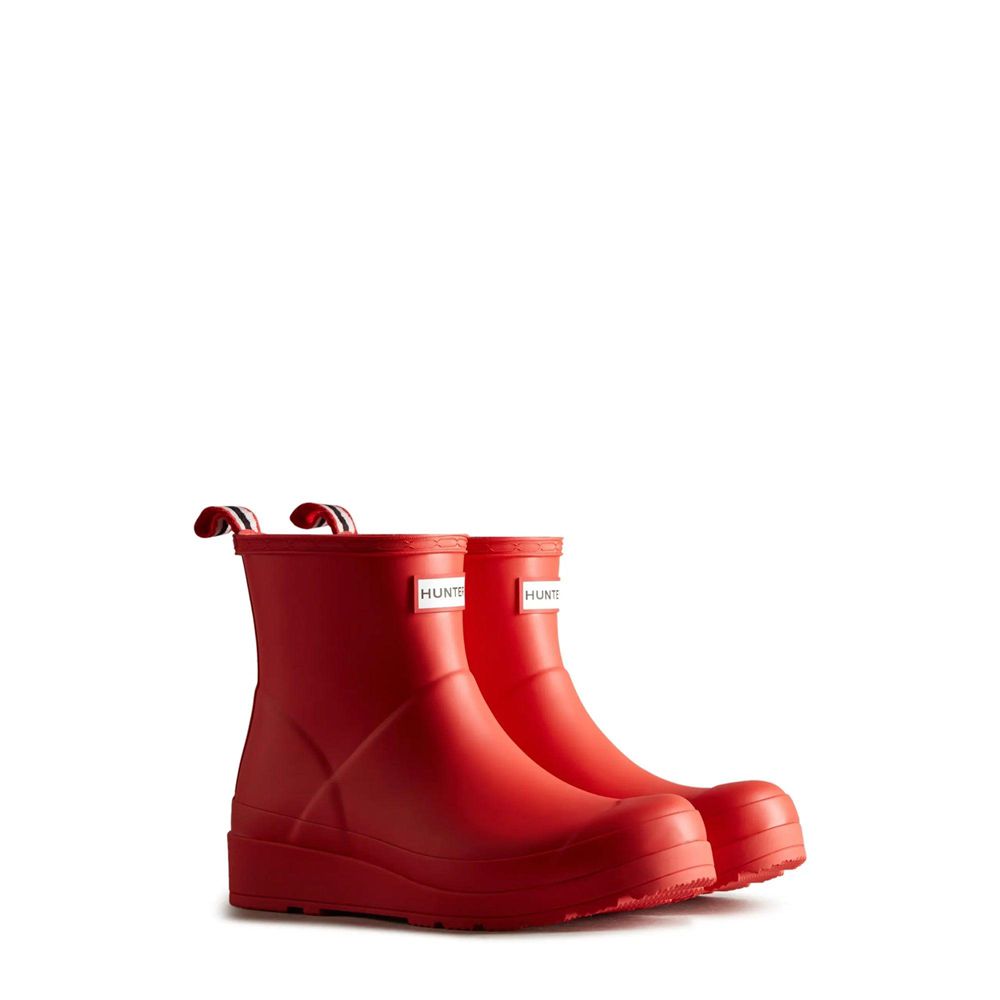 Hunter Women's PLAY™ Wellies Short Rain Boots Red | 4958306-MB