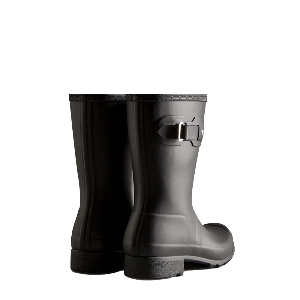 Hunter Women's Tour Foldable Wellies Short Rain Boots Black | 5680927-NK